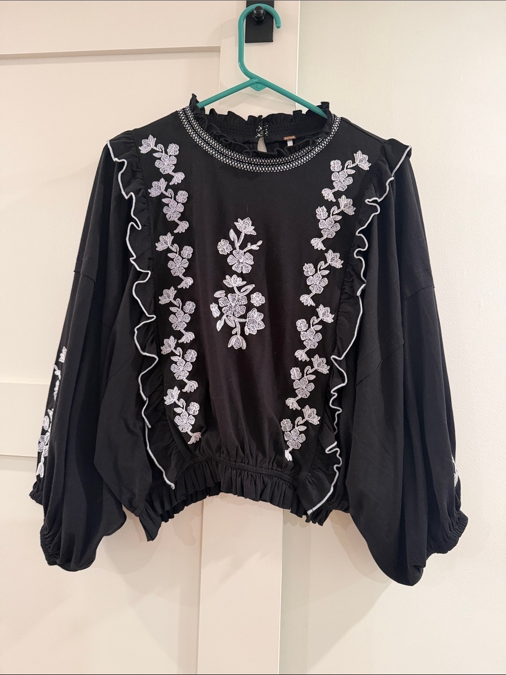 Free People Embroider Me Top size M